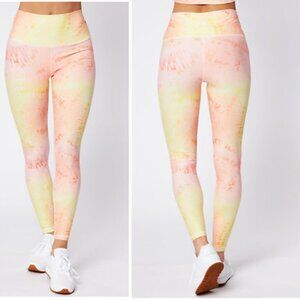 Scorpio Sol - Vinyasa High Waist Legging | Sunset Splash Tie Dye | Size Medium